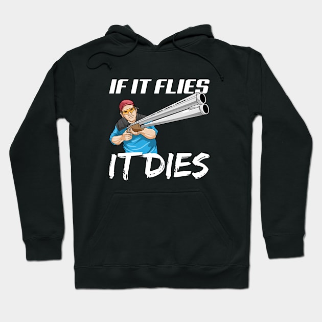 Skeet Shooting Pull Bang Shit Shotgun Hunter Gift Hoodie by bigD